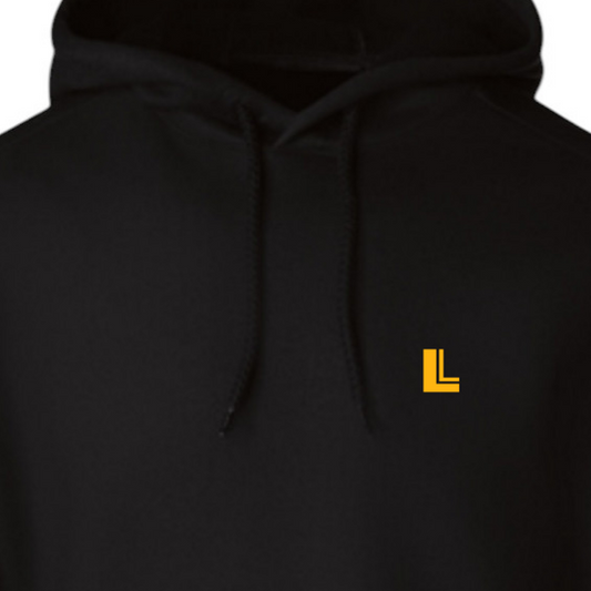 Initials Hoodie - Black