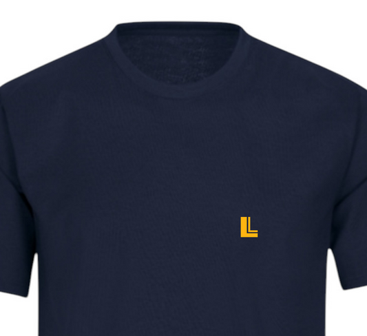 Initials T-Shirt Basic - Navy Blue