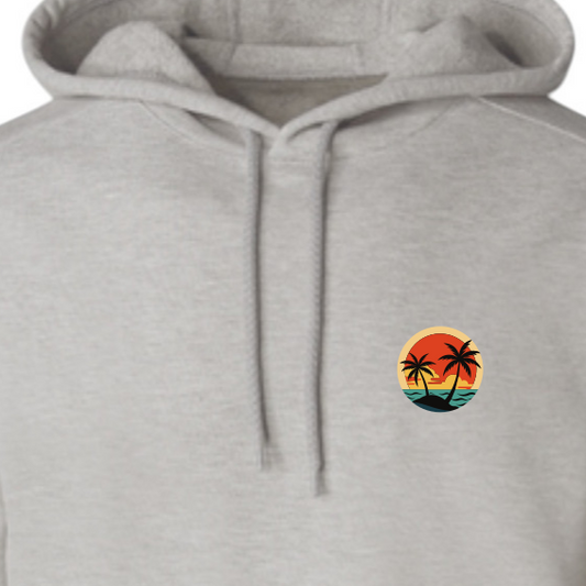 Sunset Glow Hoodie - Grey