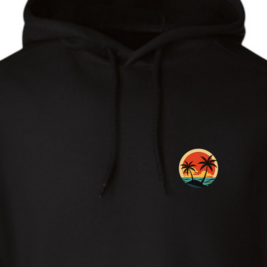 Sunset Glow Hoodie - Black