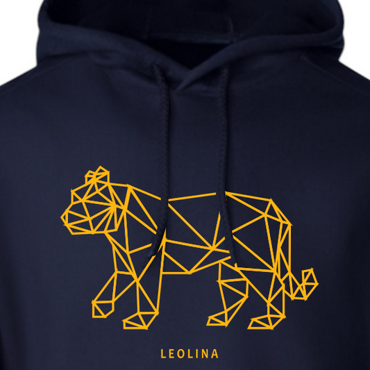 Urban Bear Hoodie - Navy Blue