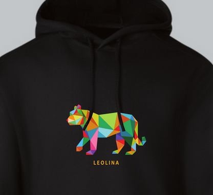 Pattern Bear Hoodie