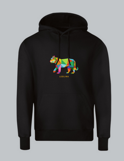 Pattern Bear Hoodie