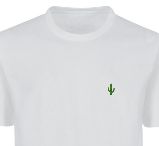 Cactus T-Shirt Basic - Weiß
