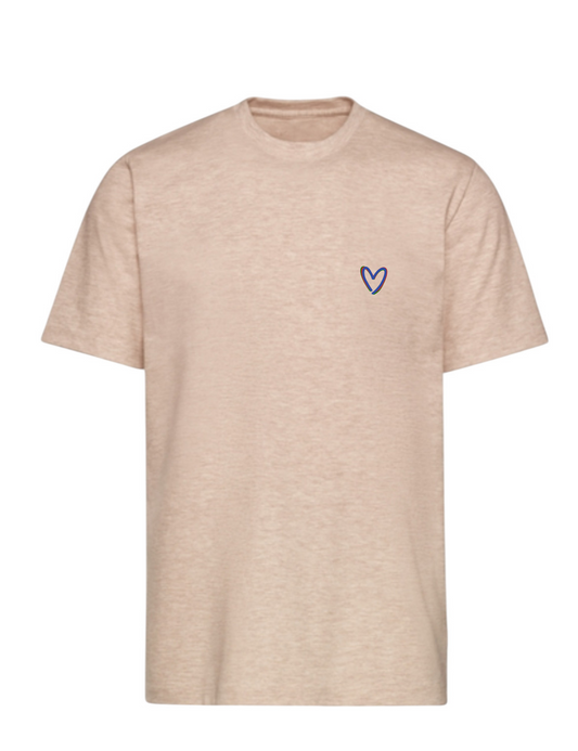 Heart T-Shirt Basic - Sand