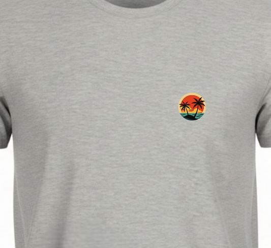 Sunset Glow T-Shirt - Grey